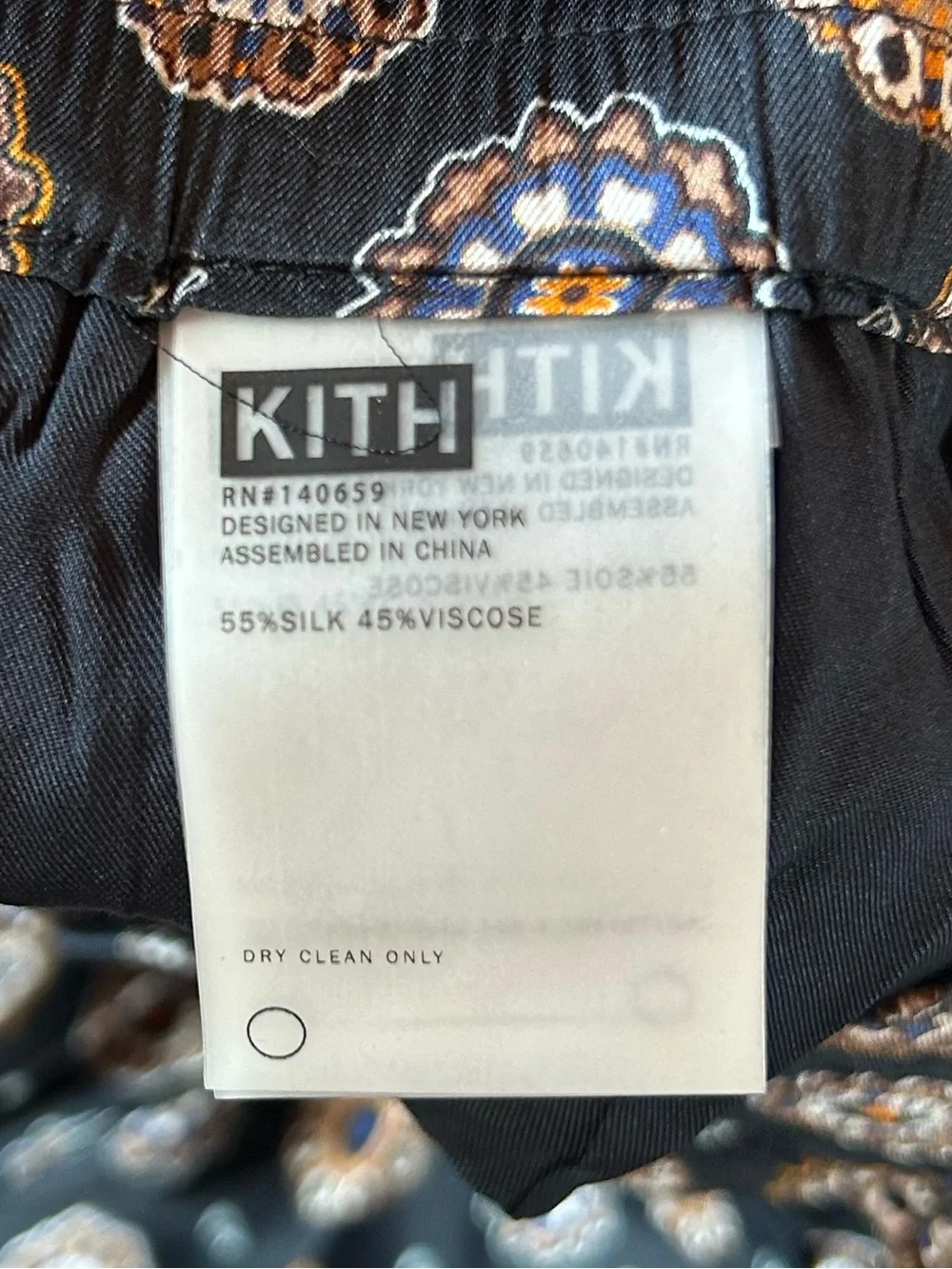Kith Navy Printed medallion Two-Piece Lounge Set